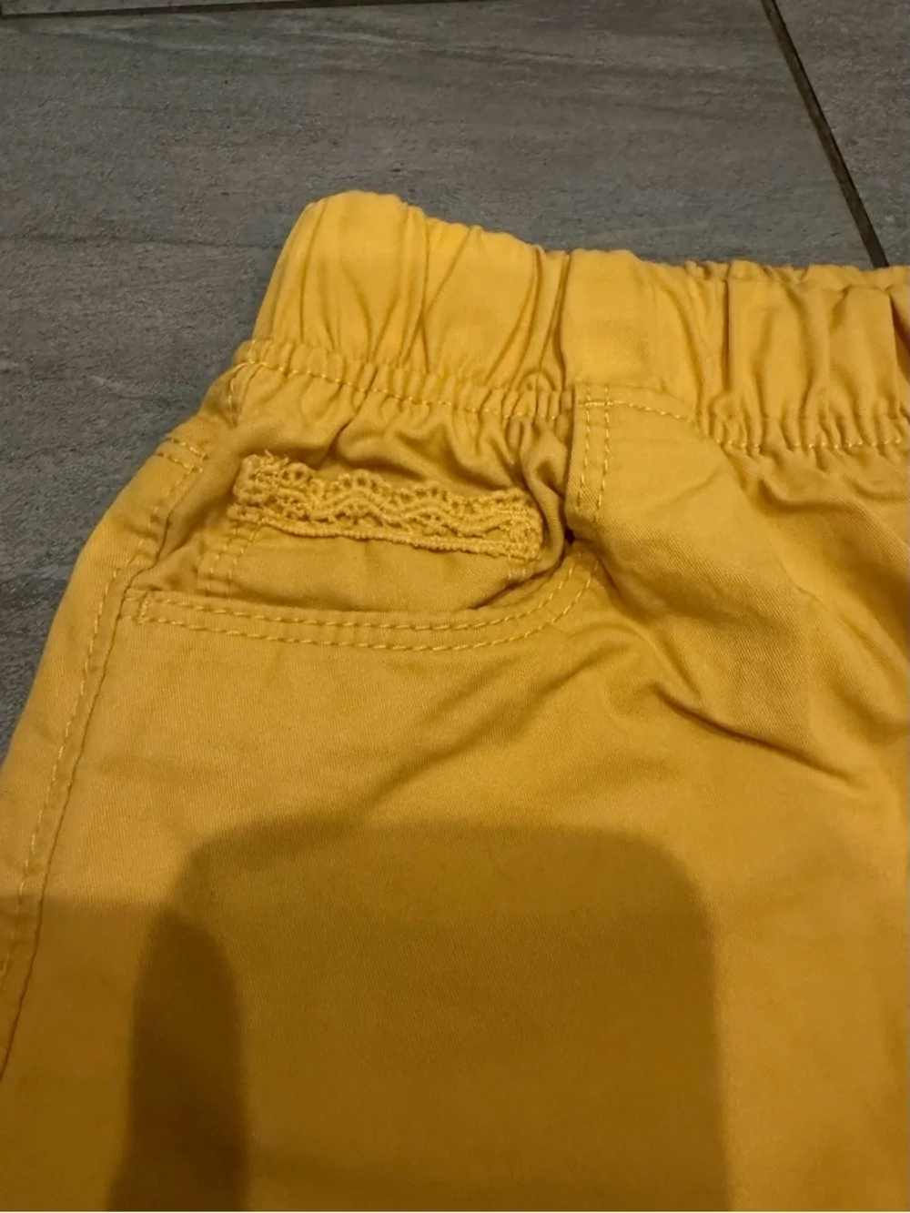 Carter's Bright Yellow Drawstring Kids Shorts